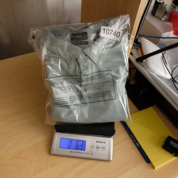 Theory Polo Womens Large Green Shirt Slim Fit Preppy Golf Lightweight Stretch - Picture 8 of 8